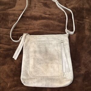 Carla Mancini Crossbody Bag in Light Gray